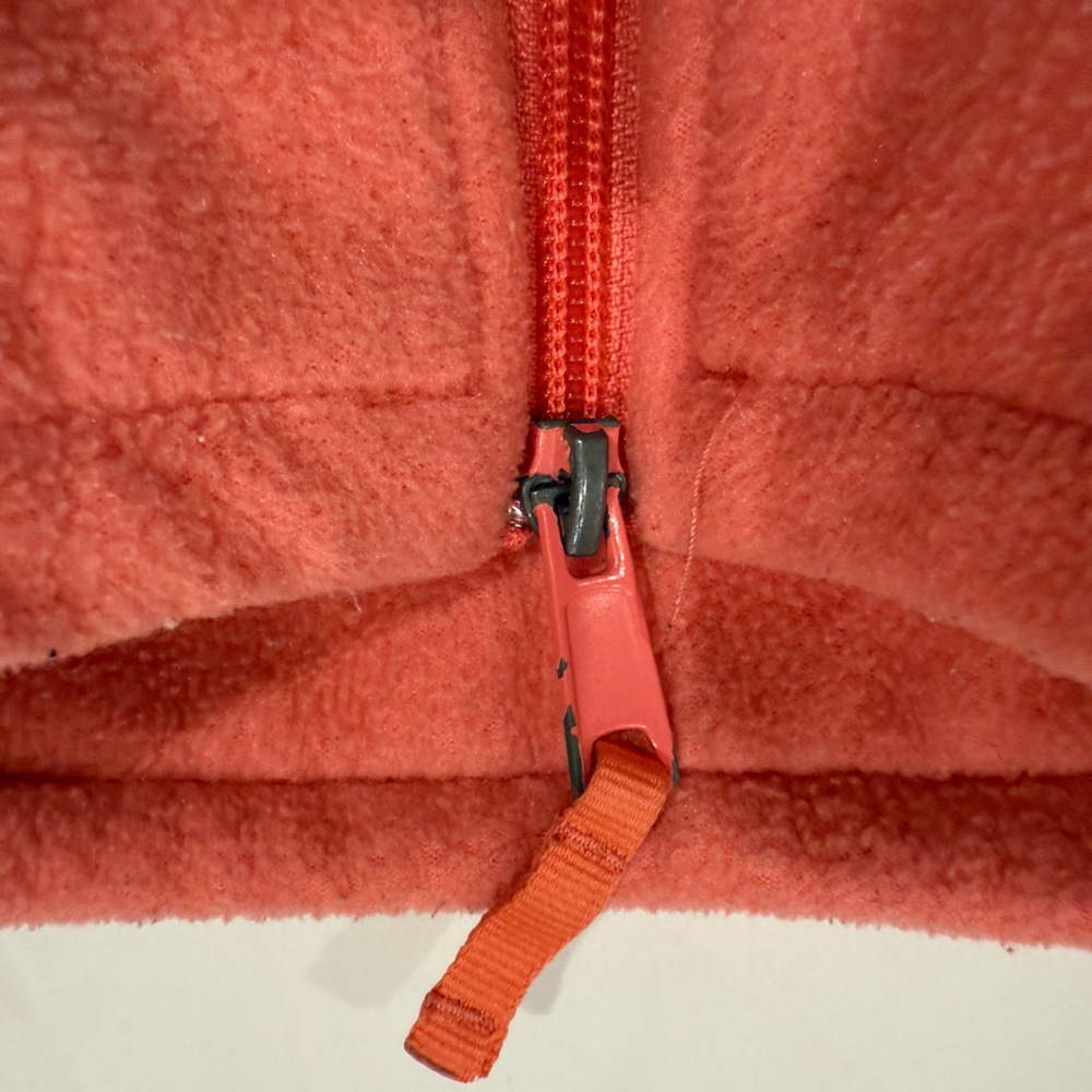 Women’s Columbia Zip Front Fleece Jacket Small Coral - Picture 4 of 8
